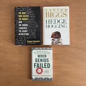 Books on Hedge Funds x 3